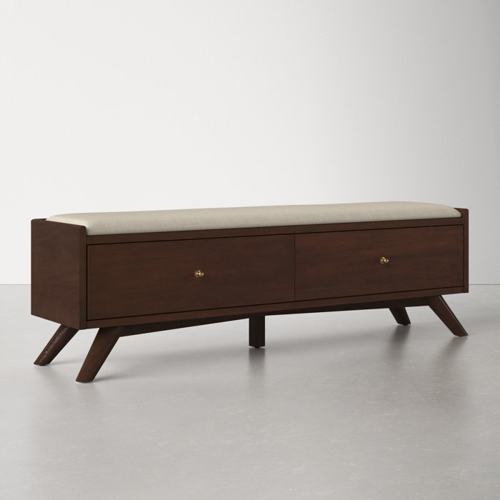 Williams Upholstered Wood Drawer Storage Bench & Reviews AllModern